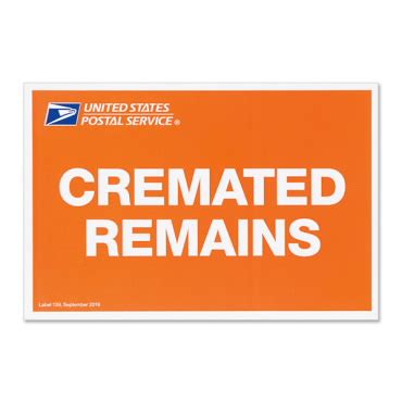 cremated remains usps